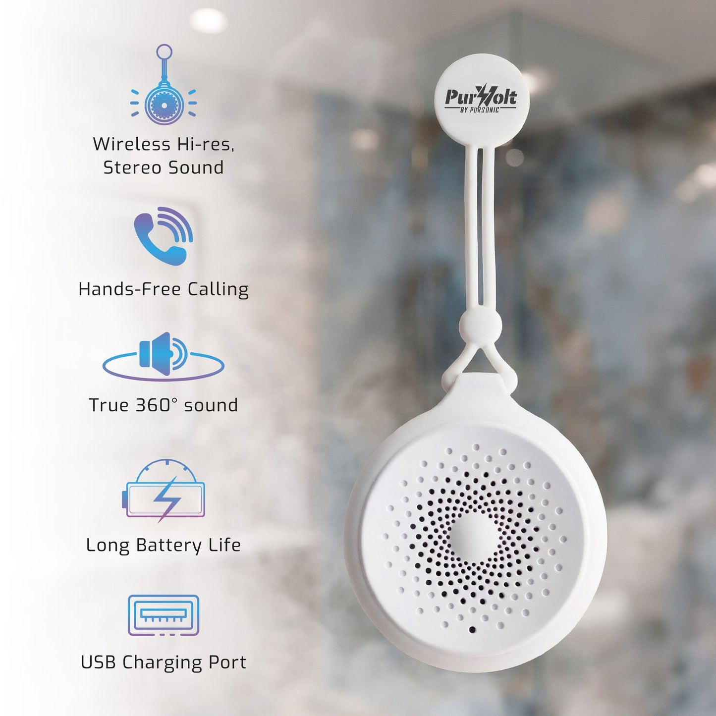 Pursonic Waterproof Wireless Speaker