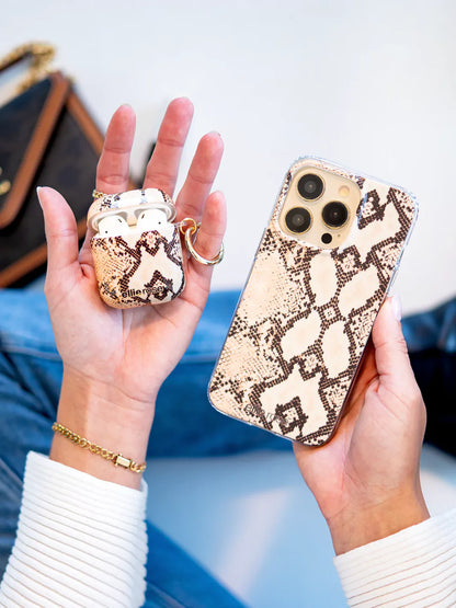 Snakeskin Airpods Case