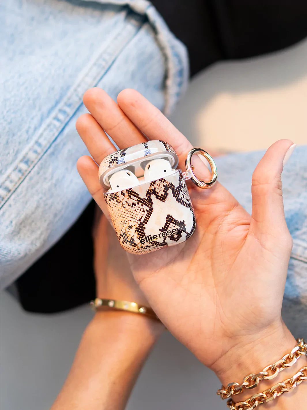 Snakeskin Airpods Case