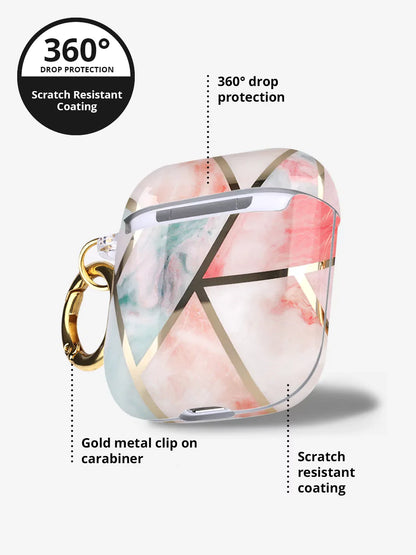 Peachy Green Airpods Case