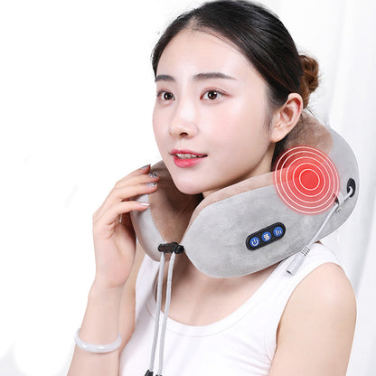 U-Shaped Portable Electric Neck Massager Pillow